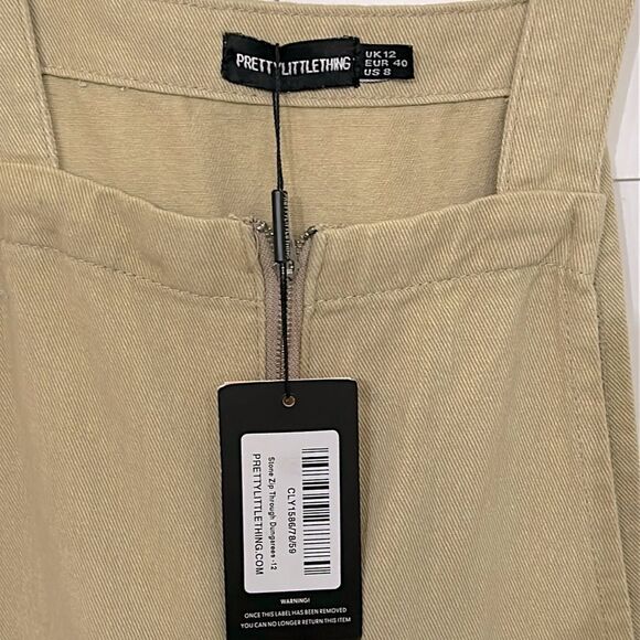 Pretty Little Things Zip Through Dungarees/Overalls - 8 - NWT - Picture 9 of 9